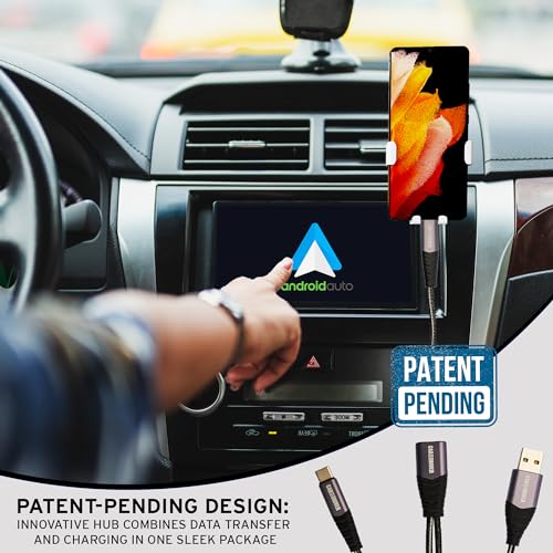 Elevate Your Drive with the Ultimate Car and Driver Infotainment Data Cable Kit – Effortless Apple Car Play & Android Auto Integration, Lightning-Fast 12 V Charging, Versatile USB-C Compatibility, and Robust Build for Uninterrupted Entertainment on the Road