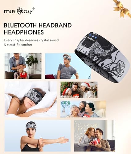Revolutionary Bluetooth 5.4 Sleep Mask Headphones with Superior HD Sound Quality – Ultimate Comfort Music Headband Perfect for Travel, Yoga, and Running – Exceptional Gift Option for All, Featuring Unmatched Compatibility for an Elevated Listening Experience