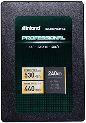 Unlock Lightning-Fast Performance with INLAND Professional 1 TB SSD – Cutting-Edge 3 D NAND SATA III 6 Gb/s 2.5″ Internal Solid State Drive for Ultimate Reliability and Versatile Compatibility