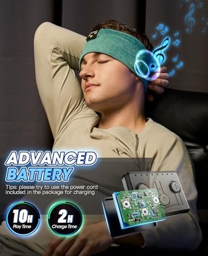 Perytong Wireless Bluetooth Sports Headband Headphones – Ultimate Comfort & Crystal-Clear Sound for Sleep, Yoga & Jogging – Perfect for Insomnia Relief, Meditation, and Easy Device Pairing