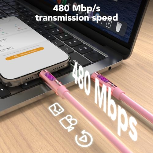 Revolutionize Your Charging Routine with the 240 W USB-C to USB-C Cable – Unmatched 480 Mbps Data Transfer, Universal Compatibility for i Phone 16/15 Pro Max, Galaxy S25/S24, & More – 6 FT of Enhanced Flexibility for Fast Charging & Reliable Performance
