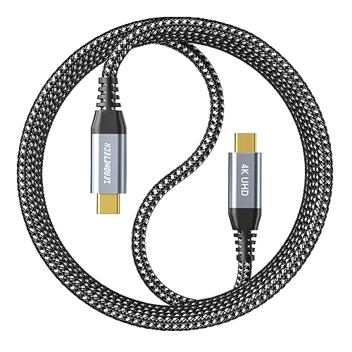 Long USB C Monitor Cable 10FT, 4K@60Hz Video Output 100W PD Charging, 20Gbps Data Transfer, Long USB C 3.2 Gen 2×2 Cable for MacBook, iPad, Dell, LG, ARZOPA, KYY for Portable Monitor – Enhanced Compatibility and Speed