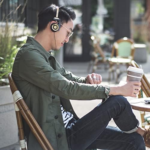 Koss Porta Pro Limited Edition On-Ear Headphones in Rhythm Beige – Exceptional Audio Fidelity for Enthusiasts and Casual Listeners – In-Line Microphone with Touch Control & Volume Adjustment – Vintage Aesthetic Meets Modern Technology – Durable Hard Carry Case for Optimal Portability and Protection – Perfect for Everyday Use and On-the-Go Listening