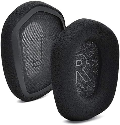 Upgrade Your Logitech G733 Gaming Headset with Defean Replacement Ear Cushions – Comfort-Enhanced Noise Isolation Foam & Breathable Mesh Fabric, Gray Earpads for Superior Audio Experience and Long-lasting Durability