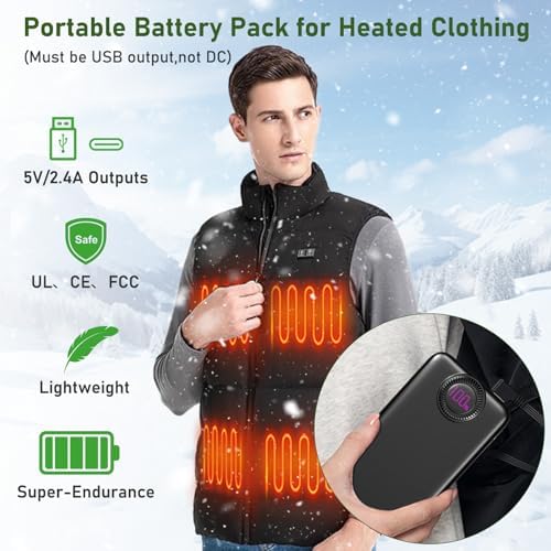 Ultimate Dual 10,000 m Ah Fast Charging Power Bank with Integrated Cables – Versatile Portable Charger for i Phone, Android, and More – 22.5 W High-Speed Charging with 4 Outputs, Airline-Approved Safety Features, Perfect Travel Companion for All Your Devices