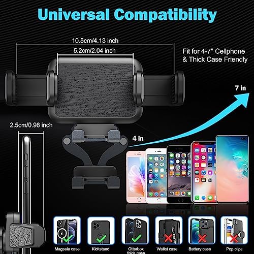 Enhance Your Driving Safety with the Kaishengyuan Magnetic Phone Holder for Toyota Tacoma (2016-2023) – Precision Adjustable Dashboard Clip Featuring 20 X Ultra-Strong Magnets for Unmatched Stability – Universal Smartphone Compatibility for Effortless Access to Navigation and Music