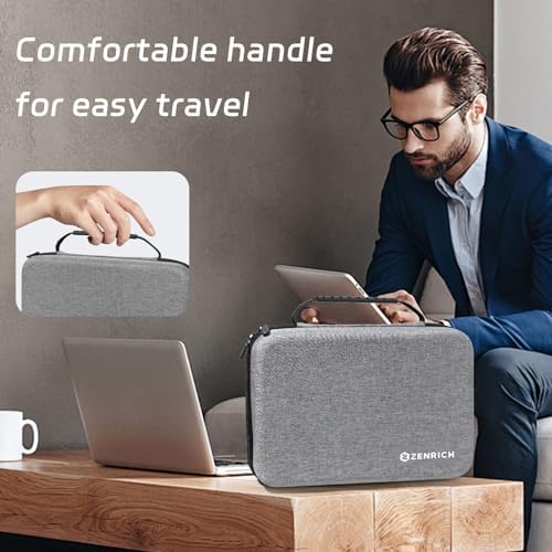 Ultimate Travel Tech Toolkit: Foldable Bluetooth Keyboard with Touchpad, Versatile Electronic Organizer Case, Multi-Device Charging Cable & Phone Stand – Perfect Travel Accessories for On-the-Go Professionals and Students