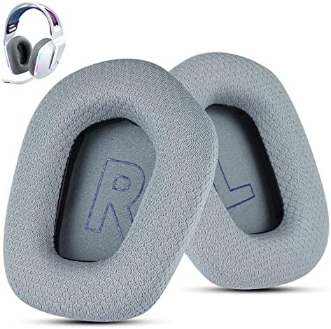 Upgrade Your Gaming with Premium Soft Mesh Ear Pads for Logitech G733 & G335 – Noise-Isolating Foam Enhances Comfort and Sound Quality (Black)
