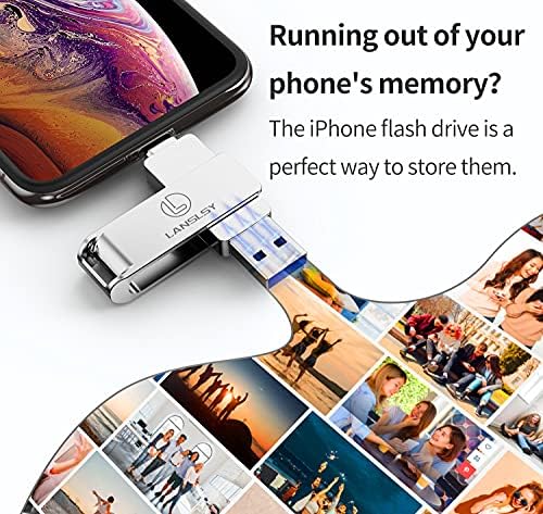 Maximize Your Storage with the 256 GB 3-in-1 Flash Drive – USB 3.0 Photo Stick for i OS, Android, PC & Mac – Sleek Silver Design for Fast Data Transfers and Seamless Compatibility – Perfect Mobile Solution for Photos, Videos, and Files