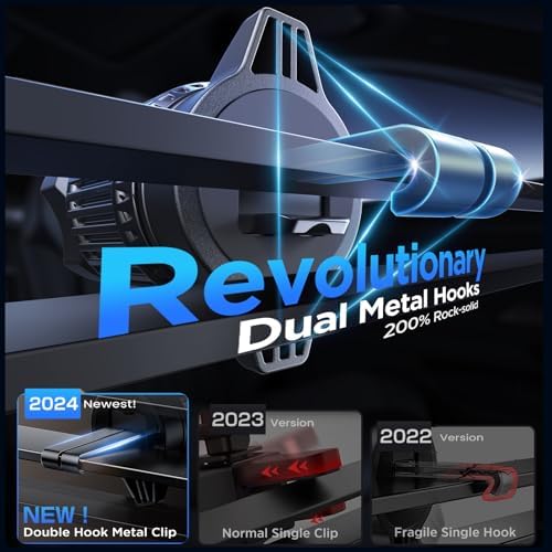 Ultimate 3-in-1 Car Phone Holder with 122+ LBS Suction Power & Adjustable Clamp for Stability – 360° Rotatable Dashboard & Vent Mount for All Smartphones – Effortless Installation & Enhanced Driving Safety in Sleek Black Design