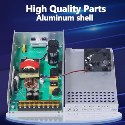 High-Performance 600 W 36 V DC Power Supply Converter – Versatile 110 V AC to 36 V Switching Transformer for Winches, Car Jacks, CCTV Systems & More – Exceptional Reliability with Advanced Safety Features and Compact Design for High-Demand Applications