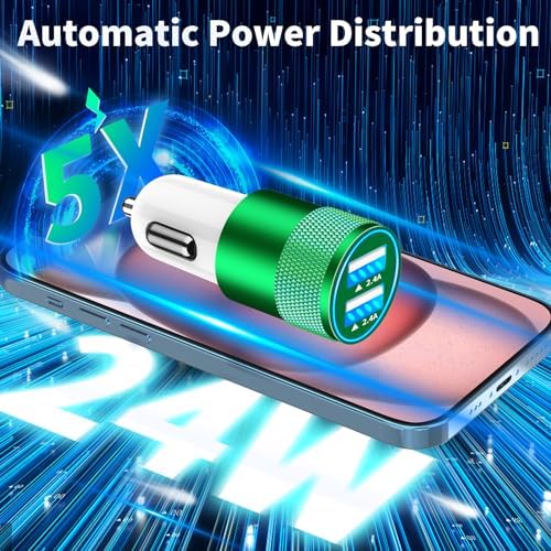 Braveridge 66 W Dual Port USB-C Car Charger for i Phone 16 – MFi Certified Fast Charging with Type-C Braided Cable – Enhanced Compatibility for i Phone 16/16 Pro Max/15/15 Pro/i Pad – Ideal for Road Trips and On-the-Go Power Solutions