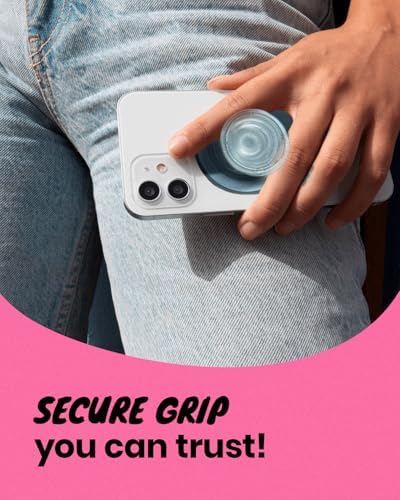 Sleek Translucent Green Oval Magnetic Phone Grip – Ultra-Lightweight & Mag Safe Compatible Accessory for Enhanced Smartphone Functionality and Modern Aesthetic