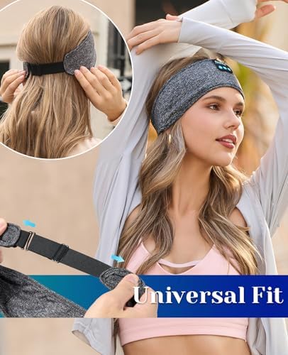 Ultimate Bluetooth Sleep Headphones with Adaptive Headband – Wireless Earbuds for Supreme Comfort & High-Definition Sound Quality – Perfect for Yoga, Fitness, and Serene Sleep – Thoughtful Gift Choice for Any Occasion, Effortless Connectivity & Multifunctional Design