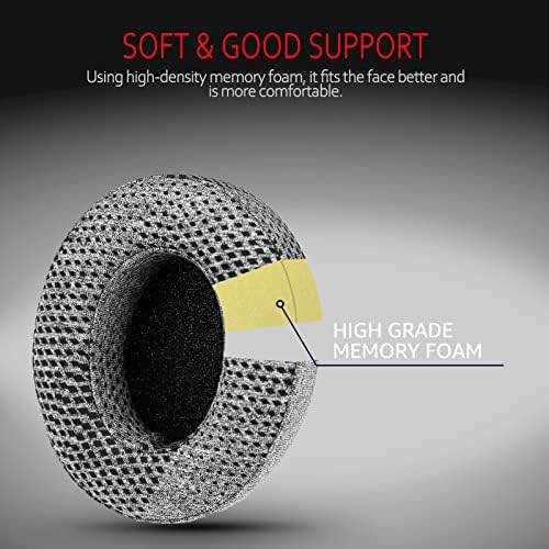 Upgrade Your Beats: Krone Kalpasmos Studio 3 & 2 Replacement Ear Pads – Soft Memory Foam Cushions for Ultimate Comfort and Noise Isolation in Vibrant Red – Perfect Fit for Wired & Wireless Models (B0501, B0500) – Enhance Sound Quality & Style Effortlessly
