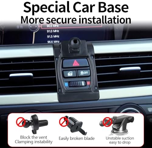 BMW 3 Series & 4 Series Car Phone Holder (2013-2018, 2014-2020) – Premium Automotive Phone Mount for F30 & F32 Models – Sleek, Durable Design for Safe Navigation and Hands-Free Use – Effortless Installation, Adjustable Viewing Angles, and Enhanced Compatibility for Modern Drivers