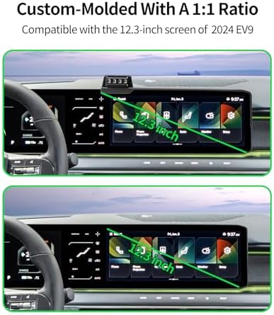 Revolutionize Your Kia EV9 2024 Driving Experience with Our Mag Safe-Compatible Wireless Charging Phone Holder – 12.3-Inch Car Mount Featuring 360° Rotation for Optimal Viewing and Stability – Effortless, Tool-Free Installation for Seamless Connectivity and Enhanced Safety