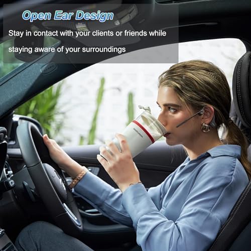 Revolutionary Open Ear Bone Conduction Headphones – Advanced Bluetooth 5.0 Sports Earphones with IP65 Waterproof Protection, Rapid Type-C Charging, and Feather-Light 25 g Design for Exceptional Sound Clarity and Outdoor Safety Awareness