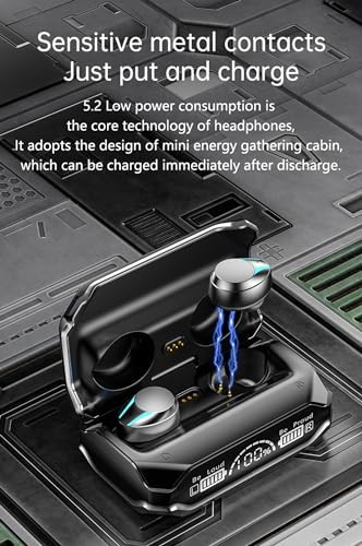 Revolutionary Bluetooth 5.3 True Wireless Earbuds Model 33: Waterproof Sport Headset with Touch Controls, Built-in Microphone, IP7 Durability, and LED Battery Display for Unmatched Comfort and Seamless Audio Experience in Any Environment