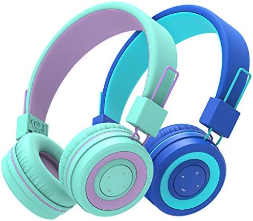 Stylish Pink i Clever BTH02 Kids Bluetooth Headphones – Unmatched 93-Hour Playtime, Lightweight & Foldable Design for Easy Portability, Fast Type-C Charging, Advanced Bluetooth 5.4 Connectivity, Safe Volume Limiting for Young Learners, Perfect for Music, Audiobooks, and School Use – Your Child’s Ultimate Audio Experience