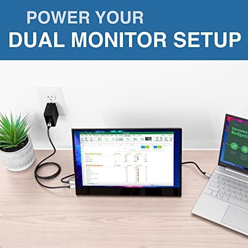 Revolutionize Your Charging with the Side Trak 45 W USB-C Wall Charger – Fast 4 K Support for Monitors & Devices, Includes 5 ft USB-C Cord for Ultimate Flexibility, Perfect for On-the-Go Power Needs, Compatible with All USB-C Gear, Compact & Durable Design for Everyday Use