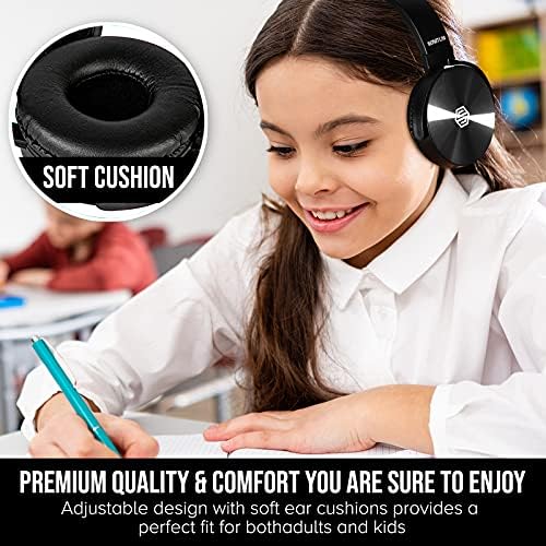 Transform Your Classroom Experience with Colorful Wired Headphones – 5-Pack Earphones with Microphone for K-12 Learning, Noise Isolation, and Comfort for Engaging Virtual Classes and Meetings