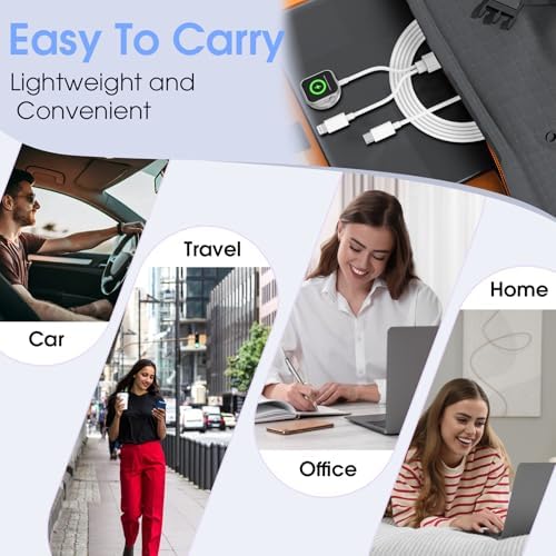 Upgrade Your Charging Experience with the Dual-Function 2-in-1 USB C Fast Charger for i Phone and Apple Watch – 6 FT Magnetic Cable & 15 W MFi Certified Wall Adapter, Perfect for Home and Travel Power Solutions, Seamlessly Compatible with All Apple Watch Series and i Phone 14