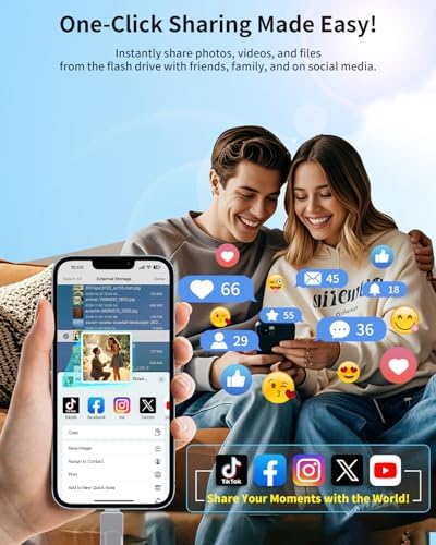 Unlock Ultimate Storage: MFi Certified 512 GB Flash Drive for i Phone & i Pad – High-Speed Data Transfer & Backup Solution for i OS, Android, and PC (Sleek Silver) – Effortless File Sharing & Memory Expansion