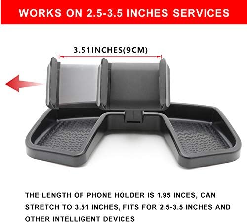 Camoo Premium 360-Degree Adjustable Phone & GPS Holder for Jeep Renegade (2015-2025) – Sleek Organizer Stand with Enhanced Compatibility and Stability for Hands-Free Navigation and Convenience