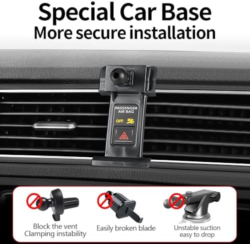 Premium 360-Degree Rotating Car Phone Holder for VW Jetta (2019-2024) – Secure Dashboard Mount for Enhanced Navigation, Hands-Free Calls, and Seamless Smartphone Accessory Integration