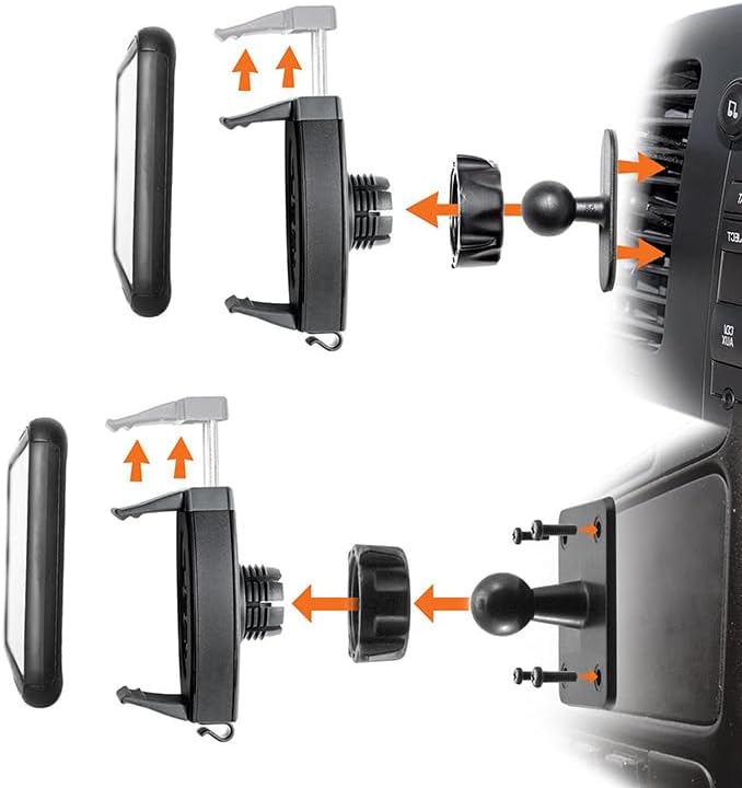 i BOLT Mini Pro AMPS Universal Car Mount: Versatile Smartphone Holder for i Phone & Samsung – Multiple Installation Options for Enhanced Safety and Accessibility – Low-Profile Design for Optimal Dashboard and Windshield Use – Quick-Release Mechanism for Effortless Device Switching – Compatible with a Wide Range of Models Including i Phone 5/6/6 s Plus/7/8/X, Galaxy S8/S7/Note Series, and More – Durable Construction for Long-Lasting Performance – Perfect for Hands-Free Navigation and Calls While Driving – Elevate Your Driving Experience with Secure Smartphone Access