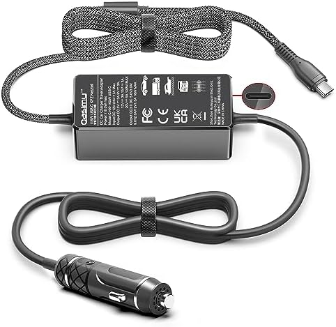 Power Up On-the-Go: 100 W USB-C Car Charger for Acer, HP, Dell, MSI, and Surface Pro – Fast Charging PD 3.0 Adapter for Mac Book Pro/Air, Lenovo, Asus, Razer, and More – Versatile 12 V-24 V DC Output with Enhanced Compatibility for Galaxy, Pixel, i Pad, and Nintendo Switch – Efficient 2.6 m Cable Length for Convenient Use in Vehicles – Programmable Power Supply Mode with QC 3.0 Fast Charge Capability – Total Output Options Ranging from 5 V to 20 V for Ultimate Device Versatility – Ideal for All USB-C Devices Including Laptops, Smartphones, Tablets, and More – Stay Powered on Your Road Trips and Daily Commutes with This Reliable and High-Performance Charger!