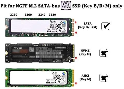 Transform Your Data Transfer Experience with Our M.2 SATA SSD to USB 3.0 External Reader Adapter – UASP Enabled for Lightning-Fast Performance and Broad Compatibility with NGFF M.2 2280/2260/2242/2230 SSDs Featuring Key B/Key B+M – Ideal for Seamless Backups and Efficient File Management