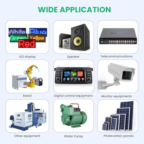 High-Efficiency Waterproof DC/DC Buck Converter: Versatile 20-90 V to 12 V Voltage Regulator for Automotive LED Systems and Heavy-Duty Applications – 20 A Output, 240 W Power Capacity for Reliable Performance in Challenging Environments