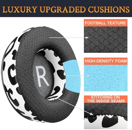 Premium SOULWIT Mesh Earpads for JBL Synchros E50, E50 BT, S500, S700 Wireless Headphones – Ultimate Noise Isolation and Comfort Upgrade in Stylish Black Gold – Durable Replacement Cushions for Enhanced Audio Experience