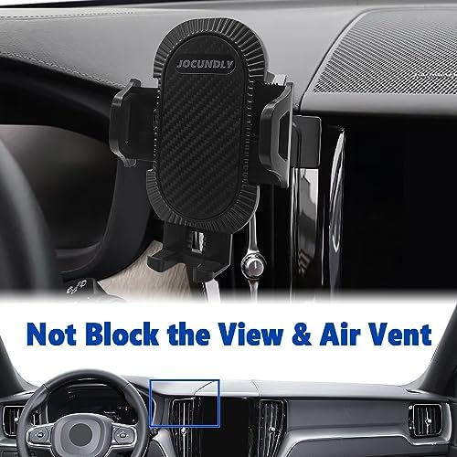 Volvo XC60 Air Vent Phone Mount (2018-2023) – Universal Holder for Thick Cases – Secure Mobile Navigation Cradle for All Smartphones – Enhance Safety & Accessibility While Driving