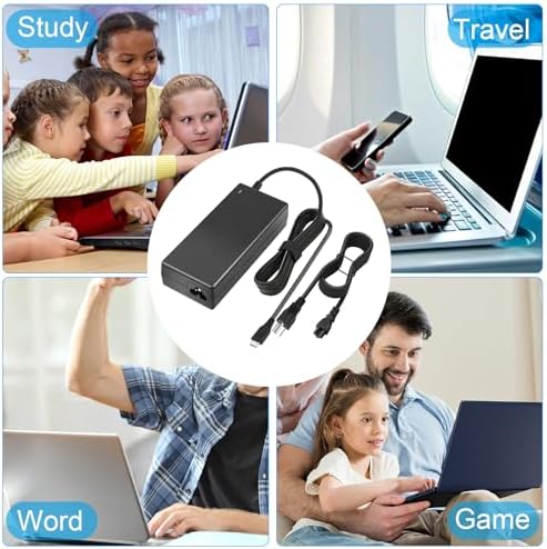 90 W USB-C Type-C Laptop Charger for Lenovo Think Pad & More – High-Speed Power Adapter for Enhanced Device Compatibility, Ideal for Yoga, Idea Pad, X1 Carbon, and Dell XPS Series – Reliable Performance with 12-Month Warranty and 30-Day Return Policy
