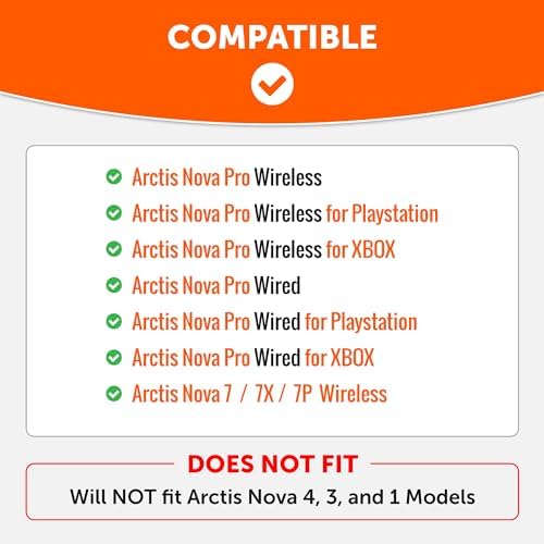 Revamp Your Sound with Wicked Cushions Red Speaker Plates for Arctis Nova Headsets | Ultimate Compatibility for Pro Wireless, Pro Wired, Nova 7, 7 X, and 7 P Models | Enhance Style and Audio Quality Seamlessly | Experience Unmatched Comfort and Effortless Installation | Upgrade to Superior Performance Today