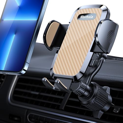 Universal Car Vent Phone Mount – Effortless Hands-Free Smartphone Holder for All Devices | Secure Clip Design Ensures Stability While Keeping Air Vents Clear | Quick Installation & Sleek Look for i Phone, Samsung, and More | Elevate Your Driving Experience with Safe Navigation and Comfort