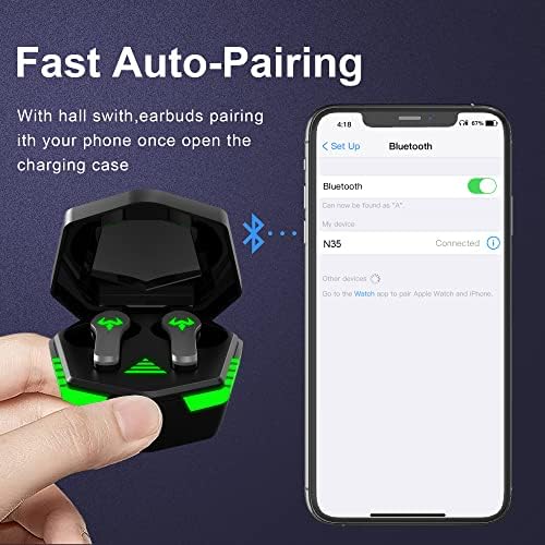 Kids Bluetooth 5.3 Wireless Earbuds with Touch Control – Adorable Pink Kitty Charging Case, IPX5 Waterproof Design, Hi-Fi Stereo Sound, Built-in Microphone for Clear Calls – Perfect for Young Music Lovers and Gamers