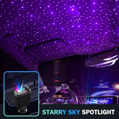 Starlight Enhanced 66 W USB-C Fast Car Charger – 4-in-1 Retractable Adapter with Dual USB Ports for i Phone 16/15/14/13/12/11 & Android Devices – Ultimate Convenience for On-the-Go Charging in Sleek Black Finish