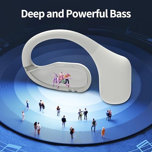 Elevate Your Audio Experience: Premium Bluetooth 5.3 Sport Earbuds with IP7 Waterproof Protection, 24-Hour Playback, Noise-Canceling Technology, and Secure Over-Ear Hooks for Unmatched Performance in Any Environment