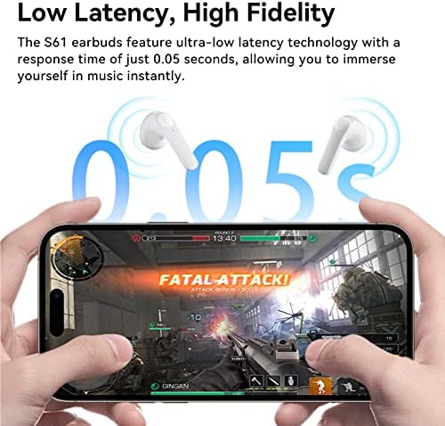 2024 Bluetooth 5.3 Wireless Earbuds – Premium Hi-Fi Stereo Sound with Advanced Noise Cancellation, 72-Hour Playtime, IP5 Waterproof Design, Ergonomic Comfort & LED Battery Indicator for Ultimate Audio Freedom