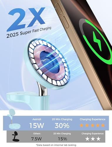 Effortless Power: Premium 3-in-1 Wireless Charging Station for Apple Devices – 15 W Mag Safe Fast Charger Compatible with i Phone 12-16 Pro, Apple Watch Series 2-7, and Air Pods Pro 2-4 – Stylish Black Design for Seamless Integration and Maximum Efficiency