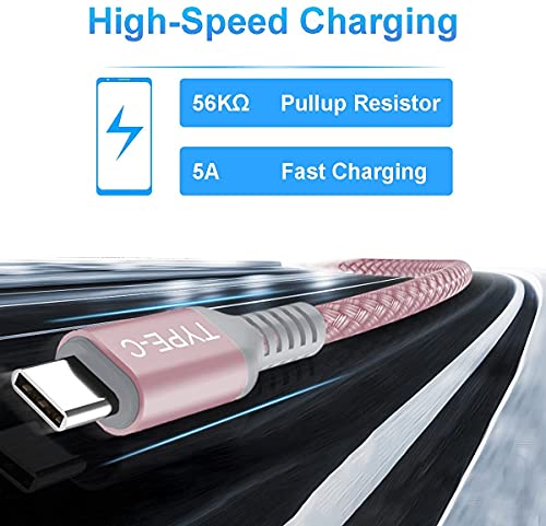 Basesailor 10 ft USB C to USB C Power Delivery Charging Cable – 100 W Fast Charger for i Phone 16/15 Pro Max, Mac Book, i Pad Air 4/5, Mini 6, and Samsung Galaxy S22/S23/S24/S25 – Durable 2 Pack for Enhanced Speed and Efficiency