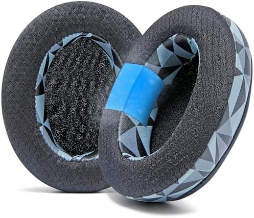 Upgrade Your Arctis Nova Experience with WC Freeze Cooling Gel Earpads – Optimal Comfort and Enhanced Sound Isolation for Pro Wired, Nova 7, 5, 4, 3, 1 Headsets – Designed by Wicked Cushions | Black | Superior Hybrid Fabric Technology for Long Gaming Sessions