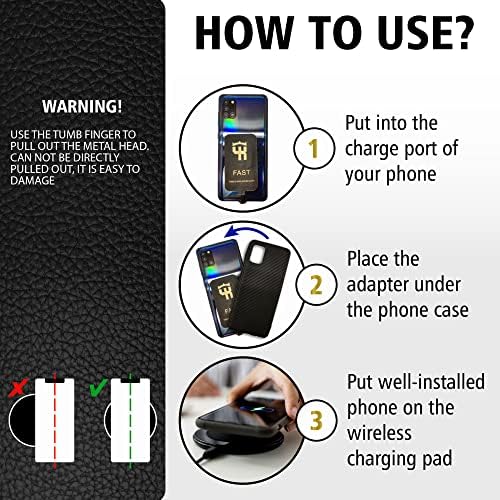 Transform Your i Phone Charging Routine with the 2000 m Ah Qi Wireless Receiver – Fast, Efficient, and Tangle-Free Charging Solution for i Phone 6, 7 & 7 Plus, Unleash Seamless Power with Enhanced Compatibility and Sleek Design for Modern Convenience