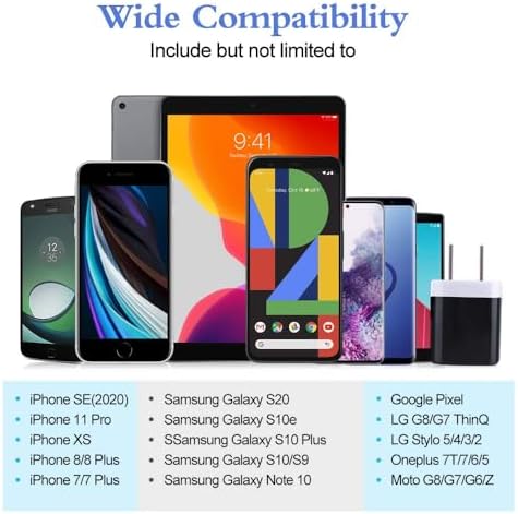 10-Pack USB Wall Charger Adapters – Efficient 1 A/5 V Fast Charging Blocks for i Phone 11 Pro Max to 16 & Samsung Galaxy S20 Ultra to S24 – Compact, Durable, and Travel-Friendly Power Solutions for All Your Devices