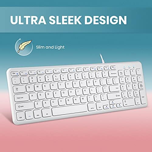 Elevate Your Typing Experience with the Perixx PERIBOARD-213 U Wired Silent USB Scissor Keyboard – Compact Design with Number Pad for Effortless Productivity, Ideal for Home and Office Use, Enhanced Compatibility, and Sleek Aesthetic – Perfect for Quiet Workspaces and Data Entry – Black US English Layout