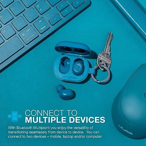 JLab JBuds Mini Tones True Wireless Earbuds – Ultra-Lightweight Bluetooth Earbuds with IP55 Sweat & Dust Resistance, Seamless Multipoint Connectivity for Effortless Device Switching, Enhanced Be Aware Audio for Safety, and Customizable EQ Modes for Superior Sound and Clear Calls, Ideal for Active Lifestyles and Everyday Adventures